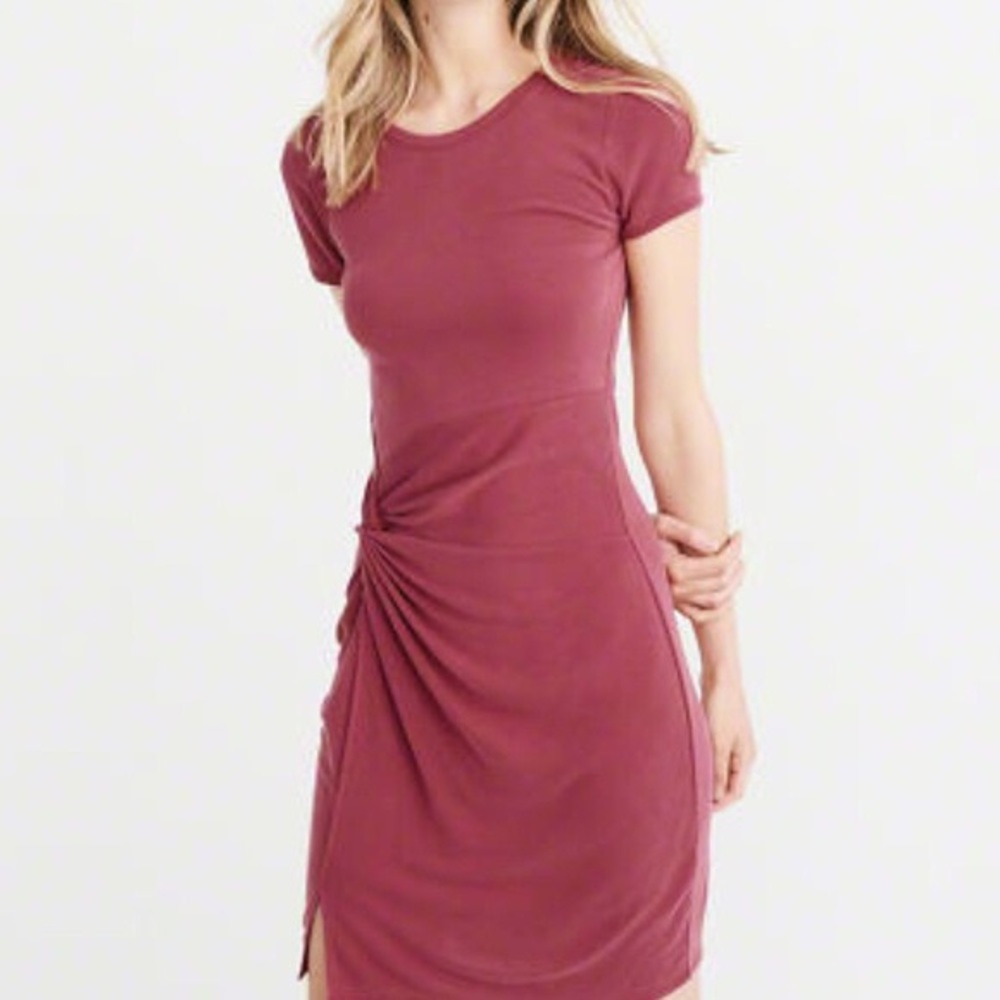 Abercrombie & Fitch twist knot t-shirt dress